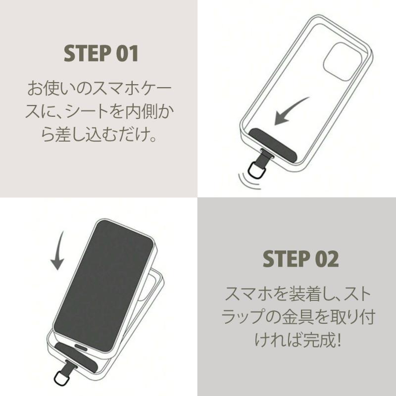 手元に咲く、上品ラベンダー ハンドストラップ スマホショルダー バッグチャーム